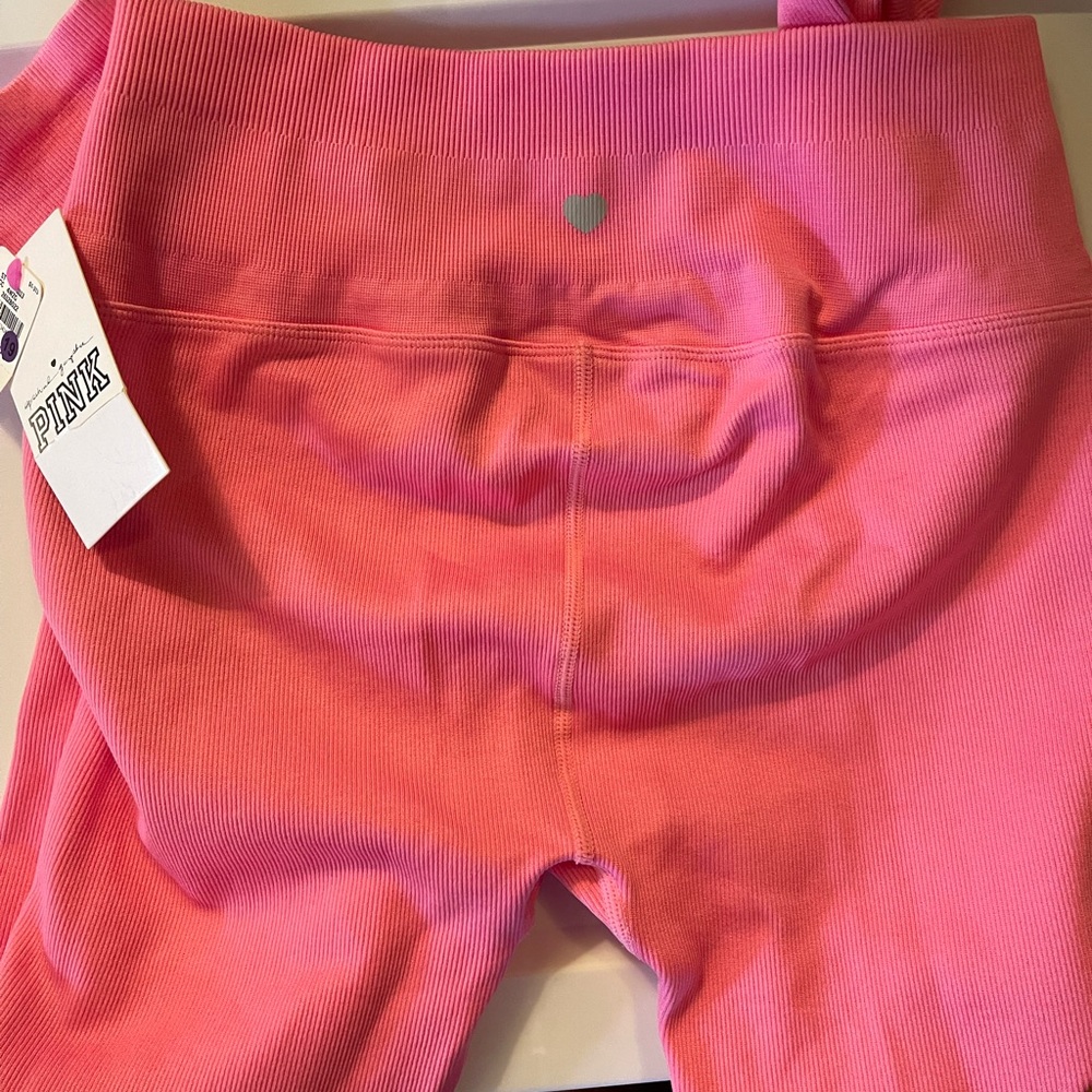 Pink Victoria’s Secret PINK ribbed leggings